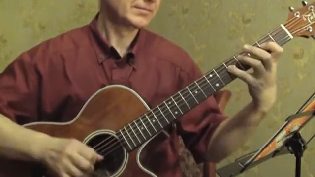 Блюз на акустической гитаре 