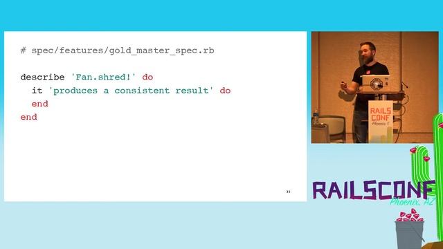 RailsConf 2017: Observing Chance: A Gold Master Test in Practice by Jake Worth смотреть онлайн