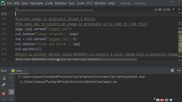 How To Convert Color Image To Grayscale Black and White In Python Project| ratan agarwal it informe смотреть онлайн