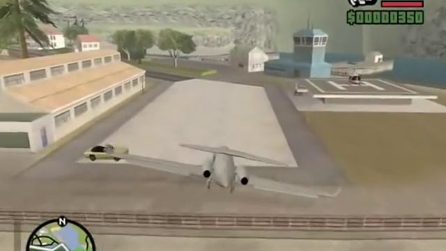 How to fly across the map and not get a Wanted Level (very beginning of the game) - GTA San Andreas смотреть онлайн
