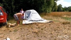 На рыбалку с новой палаткой, надувной павильон. Base Air Seconds Fresh.