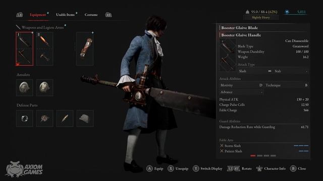 Lies of P - Booster Glaive (Greatsword) Weapon Location смотреть онлайн