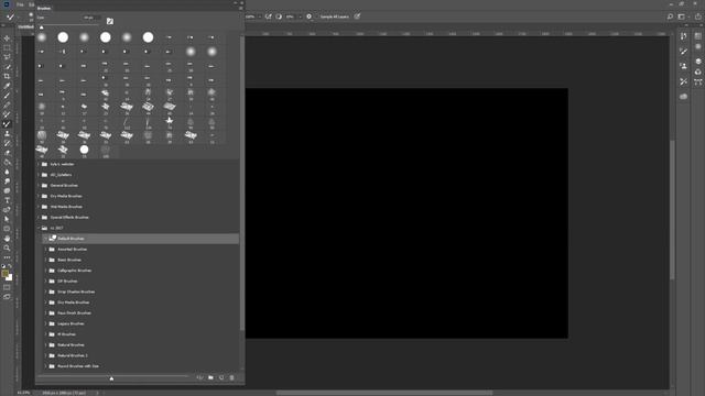 How to reset the brushes in Adobe Photoshop CC 2018 смотреть онлайн