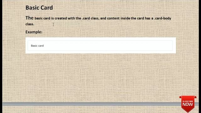 Bootstrap Cards | Definition | Uses Of Cards | Basic Cards | Header And Footer Cards With Examples