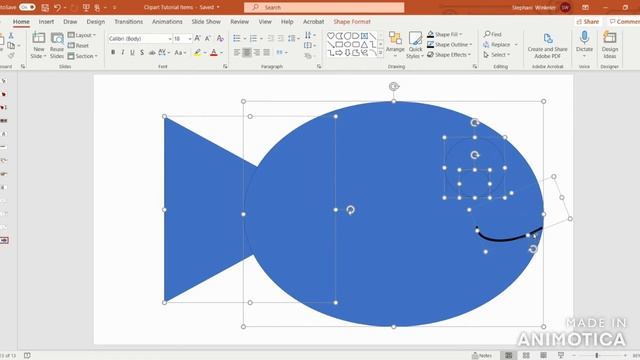How To Make Your Own Clipart In PowerPoint In Less Than 15 Minutes (Fish Tutorial)