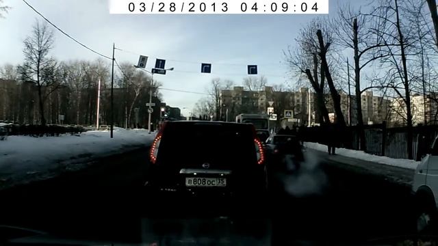 Обнаглевший водитель ГАЗели Т690СУ35 смотреть онлайн