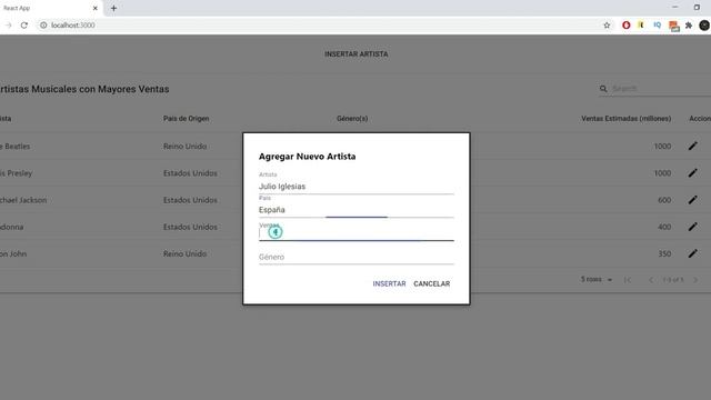DATATABLE con MATERIAL UI y API Rest en React JS | CRUD con Material UI | Tutorial en Español (2020 смотреть онлайн