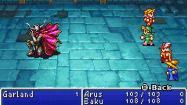 Final fantasy 1 Vs Garland at the old chaos shrine смотреть онлайн