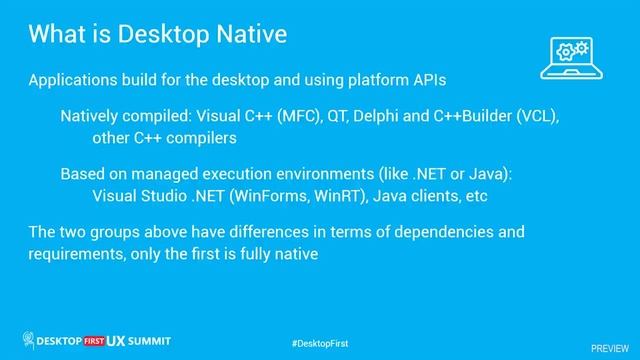 What is Desktop Native or Web on Windows - Preview смотреть онлайн