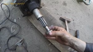 Убитый первичный вал КПП газель