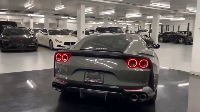 Ferrari 812 super fast interior exterior Car 2021 смотреть онлайн