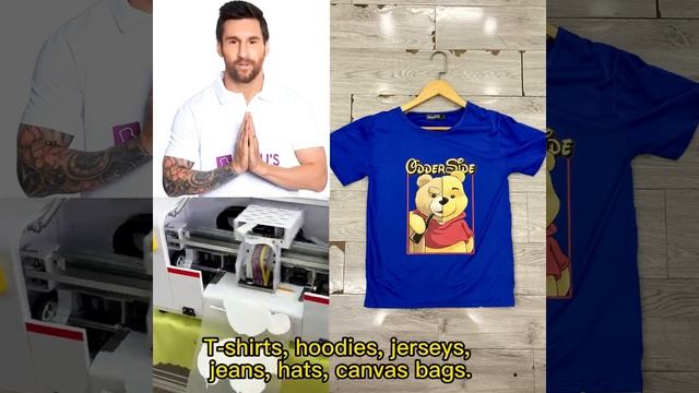 Why you have to buy this DTF printer:all cloth material print, good color,low print cost..... смотреть онлайн
