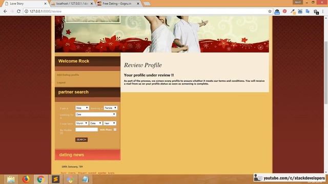 #12 Make Dating / Social Networking Website in Laravel 5.6 | Dating Profile Under Review смотреть онлайн