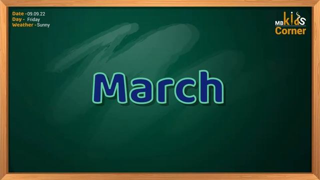 Months Of The Year || Days Of The Week || 12 Months & 7 Days Name || Months & Days Name For Kids смотреть онлайн