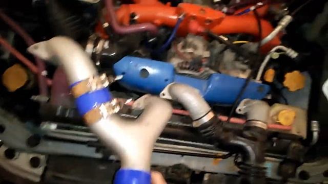 Интеркулер Impreza WRX GDA/GGA на Forester SG5