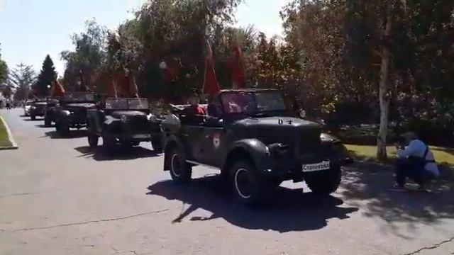 Парад автомобилей на Мамаевом кургане смотреть онлайн