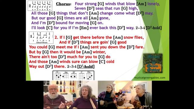 Ian & Sylvia,Neil Young-Four Strong Winds,vsn1-faster(cover)Ukulele Play Along-Music At Green Gable смотреть онлайн