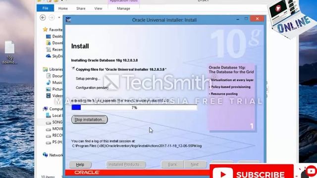 How to download and Install Oracle 10g step by step method смотреть онлайн