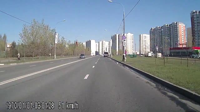 Как не надо переходить дорогу