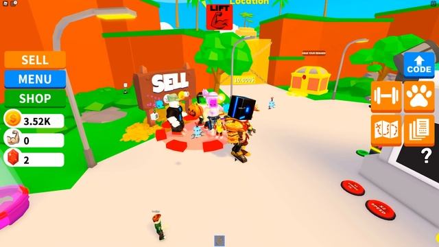 АДМИН КАЧОК ДОНАТЕР! КАК СТАТЬ САМЫМ СИЛЬНЫМ?! ROBLOX смотреть онлайн