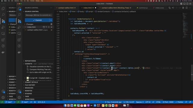Google Contacts FullStack Clone With HTML5+SASS+Javascript + Nodejs + Express.js + MySQL - Part 10 смотреть онлайн