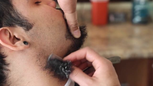 straight razor shave | Beard shaved off смотреть онлайн