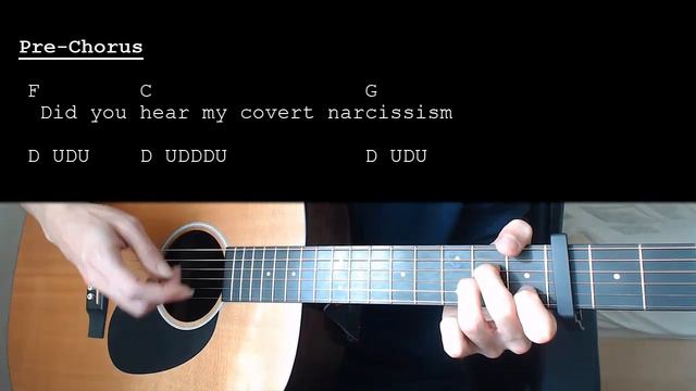 Taylor Swift - Anti-Hero EASY Guitar Tutorial With Chords / Lyrics смотреть онлайн