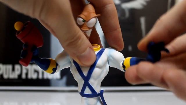 Обзор на Earthworm Jim / Червяк Джим от Mezco (RUS Review) - Action Figure