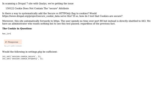 Drupal: Setting secure cookies (2 Solutions!!) смотреть онлайн
