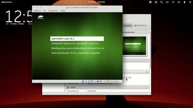 black screen VirtualBox running openSUSE 42.1 смотреть онлайн