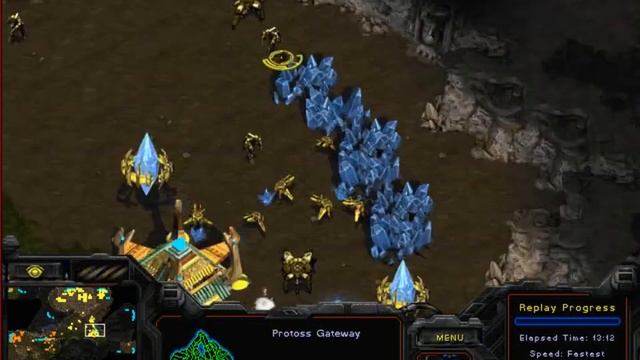 StarCraft: Brood War - SlayerS_`BoxeR Vs Nazgul [ 1 Protoss Vs 1 Terran ] Neo Lost Temple 10.09.200