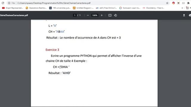 #2 Python | Les chaînes de caractères | Série d’exercices | EX3 смотреть онлайн