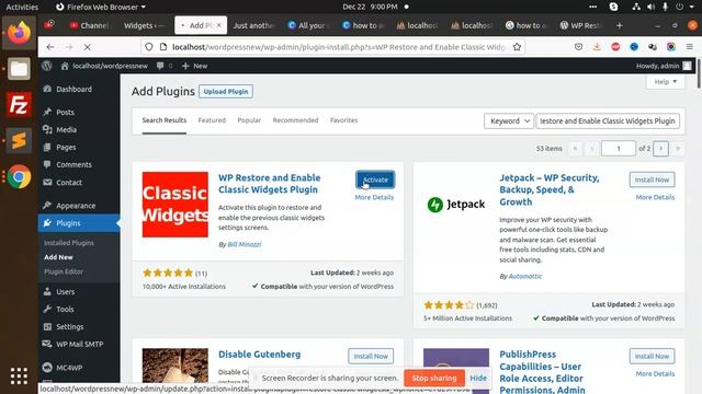 Restore the Classic WordPress Widgets | WP Restore and Enable Classic Widgets Plugin смотреть онлайн