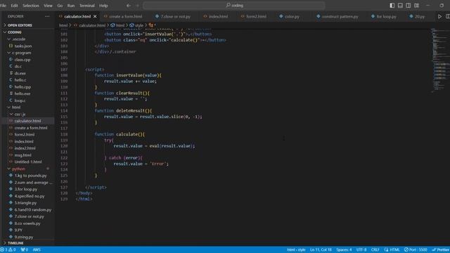 How to make a Calculator using HTML CSS JavaScript | Create simple calculator in html css javascrip смотреть онлайн