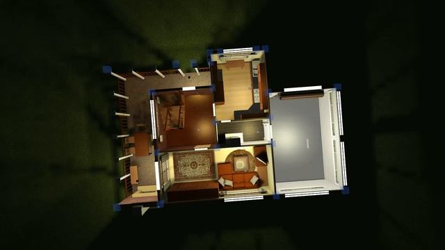 Проект летней дачи. Первый этаж смотреть онлайн