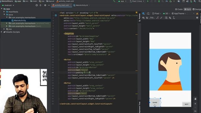 #5. Android Studio Volley API tutorial | Memes Share App | Android Studio Development 2021 смотреть онлайн