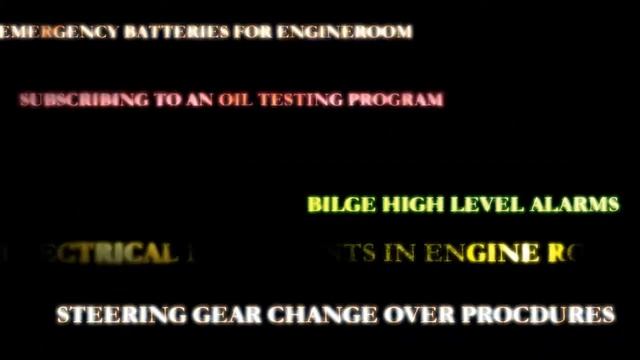 Auditing the Engine Room & Steering Gear Compartment смотреть онлайн