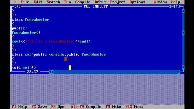 Multiple Inheritance In C++ -Malayalam#36 смотреть онлайн