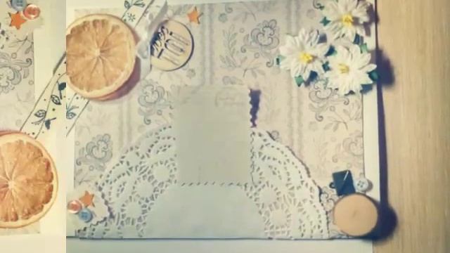 открытка в технике скрапбукинг :) смотреть онлайн