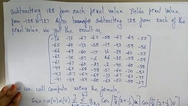 JPEG encoding algorithm example | CG | lec-71| Bhanu Priya смотреть онлайн