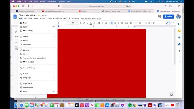 Three Ways to Print in Google Docs смотреть онлайн