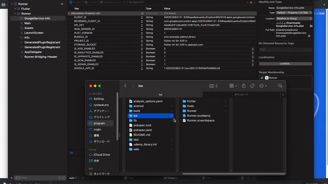 Flutterで文字認識アプリ開発 #3 iOSのFirebaseプロジェクトを作成 смотреть онлайн
