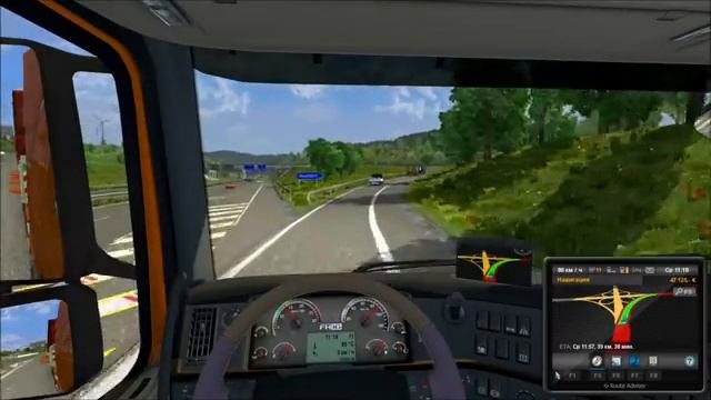 Euro Truck Simulator 2 с Модами (Серия 36) "Личный рекорд скорости" смотреть онлайн
