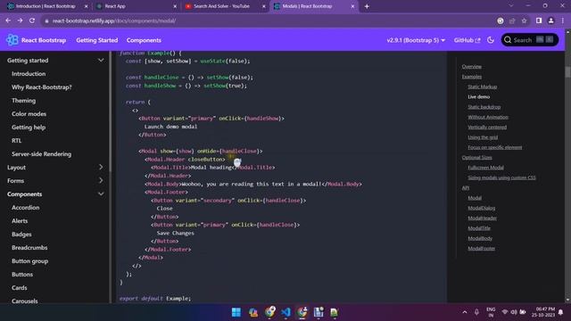 Create a Modal in React JS in Hindi | React Bootstrap Popup Modal | ReactJS | Modal | Popup смотреть онлайн