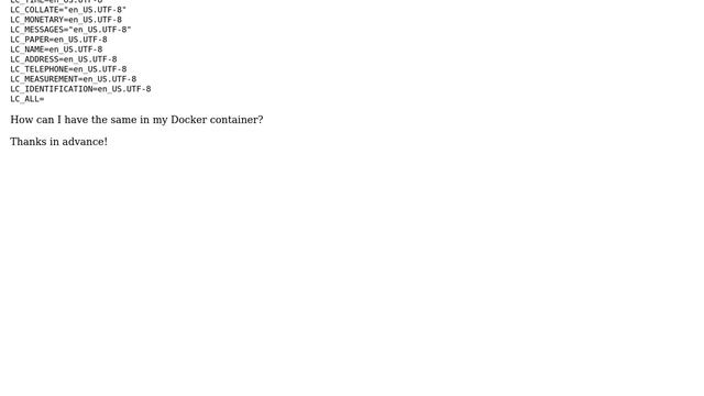 Ubuntu: How to configure locales to Unicode in a Docker Ubuntu 14.04 container? (3 Solutions!!) смотреть онлайн