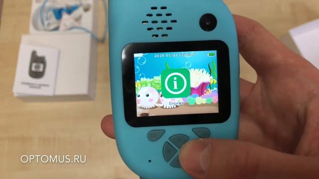 Детский цифровой фотоаппарат Walkie Talkie HD с рацией обзор