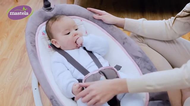 Детский шезлонг-качалка Mastela 6917 меховая смотреть онлайн