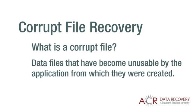Corrupt File Recovery | Even Technicians Get Confused Over Corrupt File Recovery смотреть онлайн