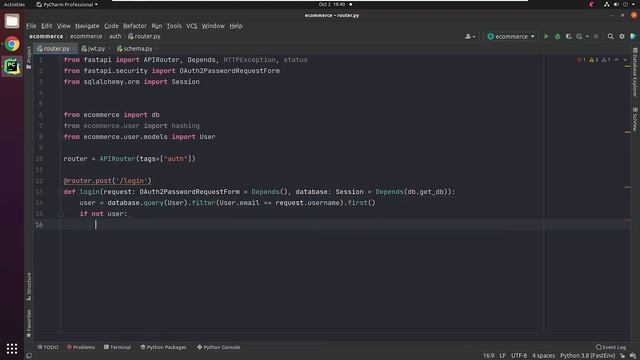 PyCharm FastAPI Tutorial Series : Implementing Authentication using JWT - Part 11 смотреть онлайн