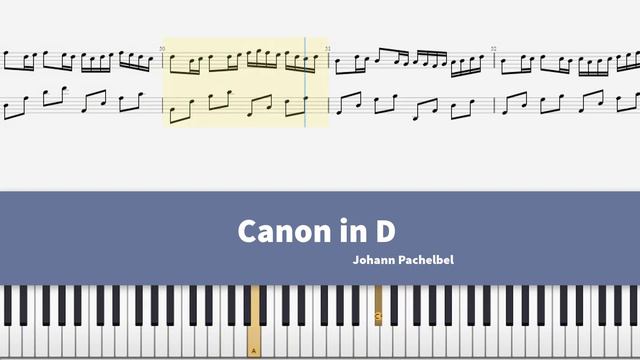 Canon D - Johann Pachelbel - Piano Tutorial смотреть онлайн